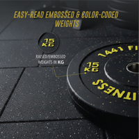 1441 Fitness Speckle Bumper Plates - 5 Kg to 25 KG