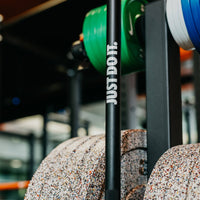 Nike Strength Shield Barbell - 15 KG Black ("Just Do It")