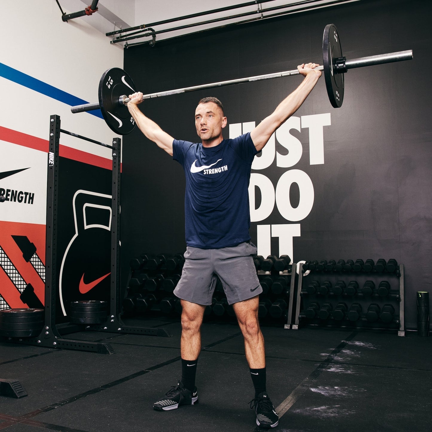 Nike Strength Barbell - 20KG Chrome Swoosh