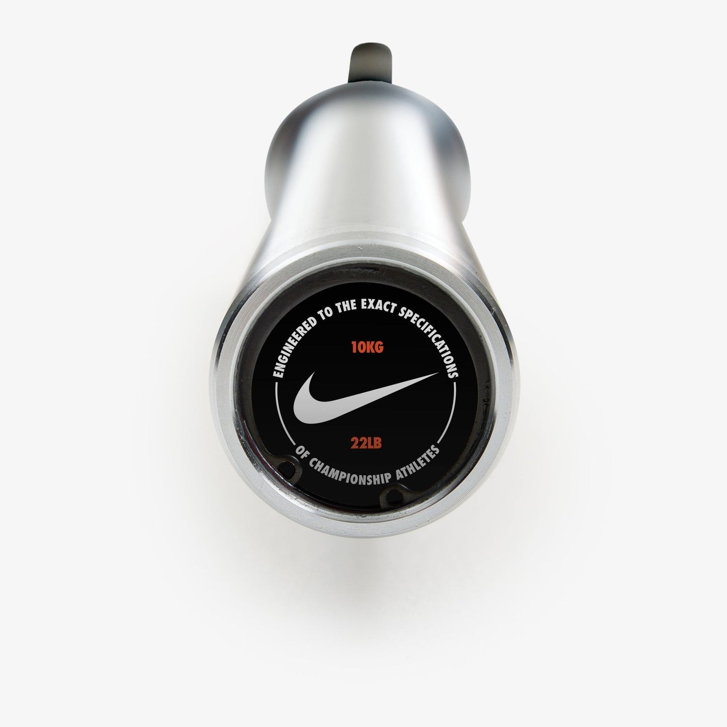Nike Curl Bar - 10KG / 22lbs Black Swoosh