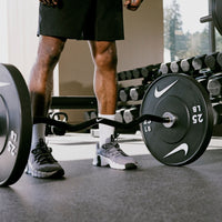 Nike Curl Bar - 10KG / 22lbs Black Swoosh