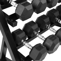 Rubber Hex Dumbbell Set in UAE