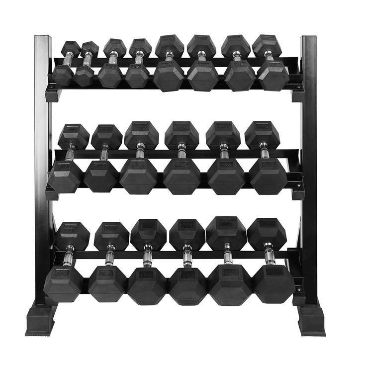 1441 Fitness Hex Dumbbells Set with Rack - 1 Kg to 10 Kg