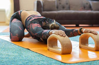Bhoga Infinity Yoga Block Set of 4 - ( 2 large + 2 Small )