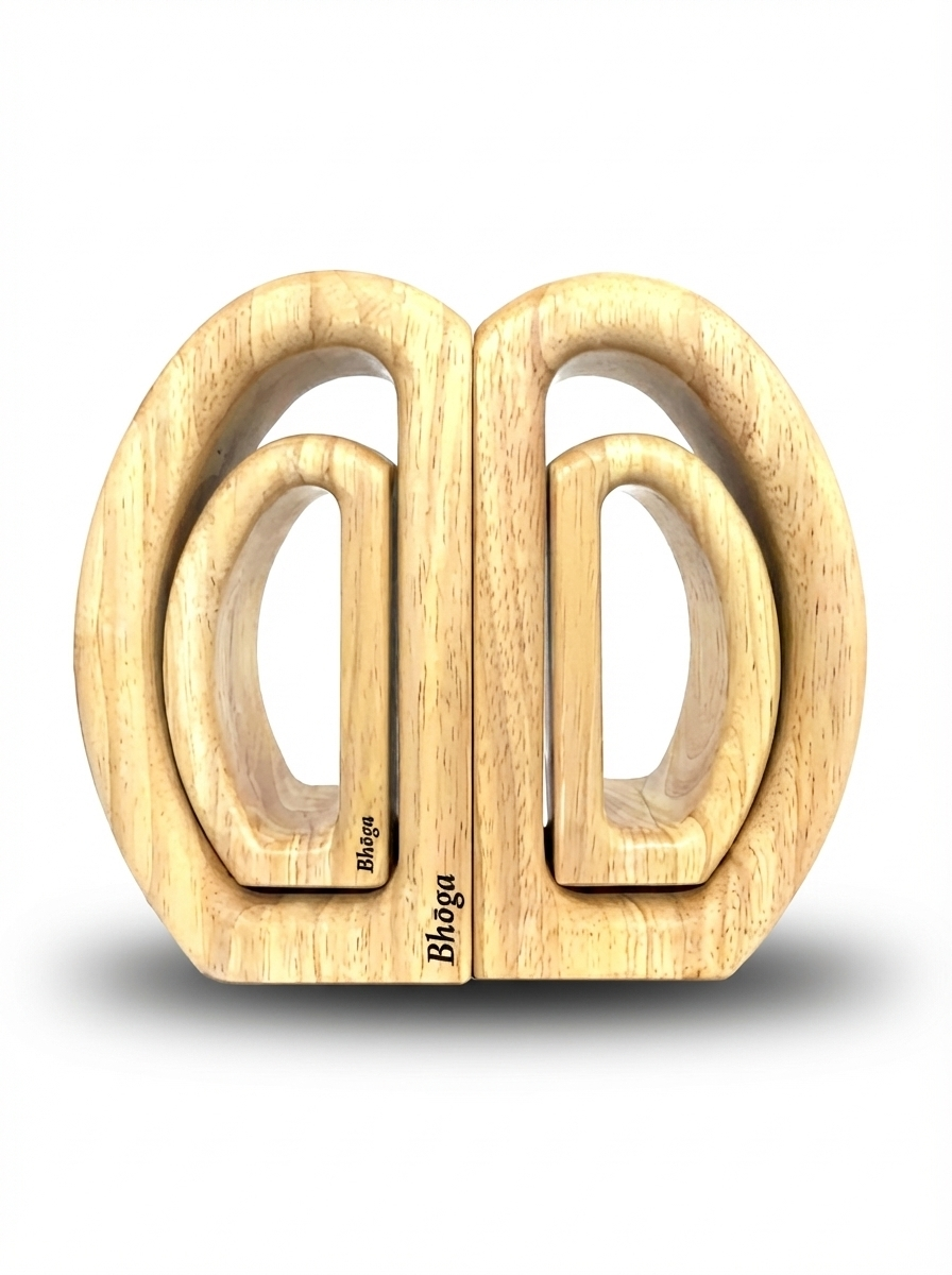 Bhoga Infinity Yoga Block Set of 4 - ( 2 large + 2 Small )