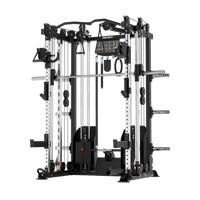 Insight Fitness Multi Function Smith Machine C5 with Rubber Flooring , Dual Grip Plates & A8007 Bench - Bundle Offer - C5