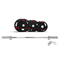 Barbell Set -80 kg set for continuous strength gains and muscle development.