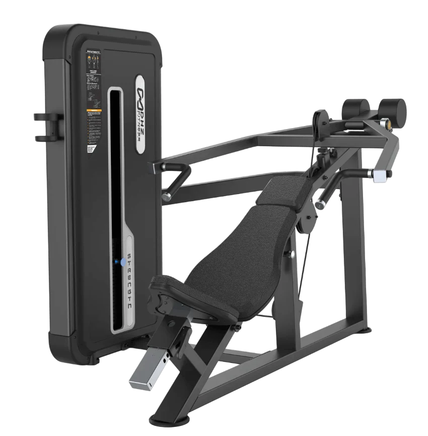 DHZ Fitness Incline Press - U3013 black and gray design on a white background