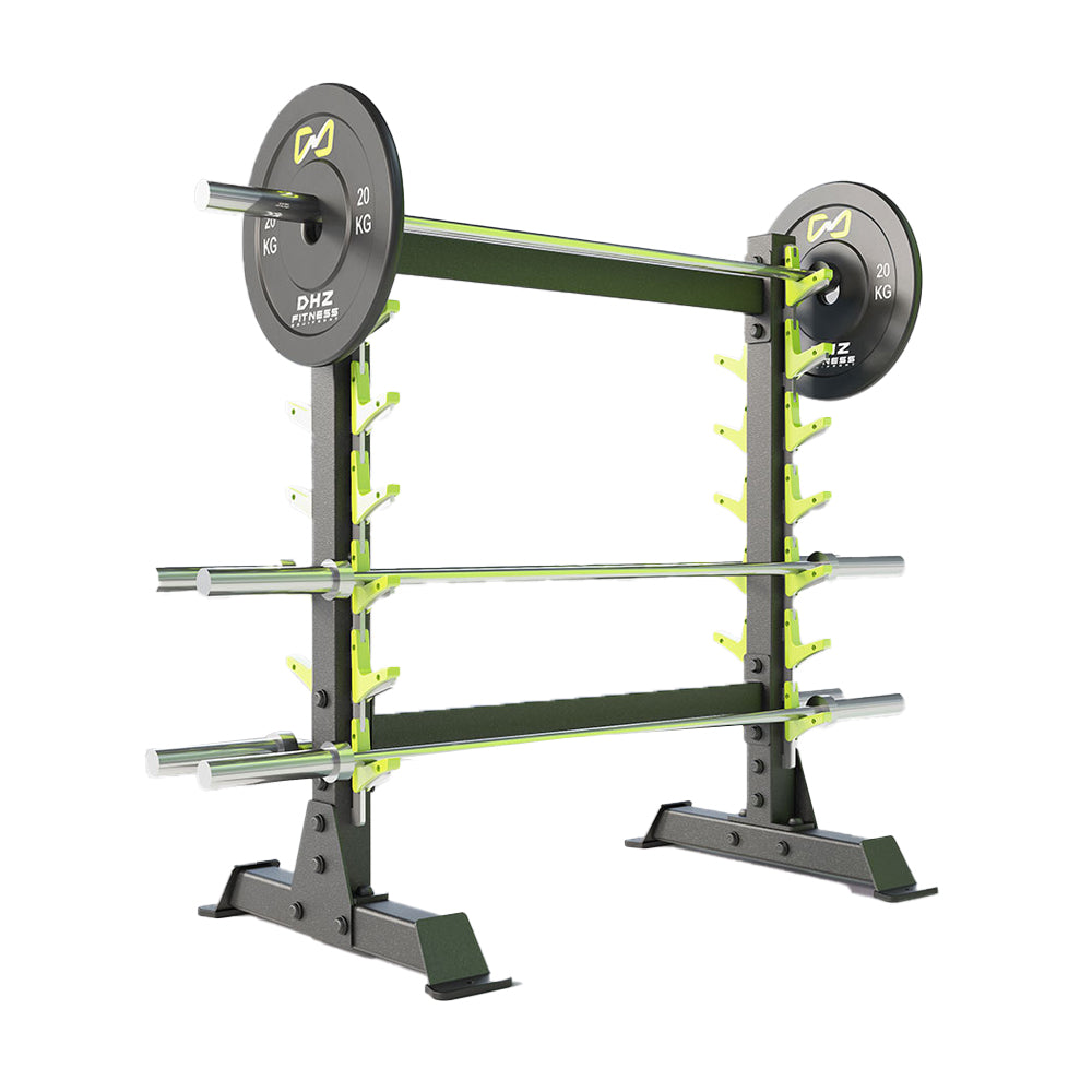 DHZ Fitness Olympic Bar Rack 41FE6231 | Storage Solution