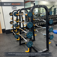 Fixed Straight & Curl PU Barbell Set with Rack - 10 kg to 30 kg - Bundle Offer