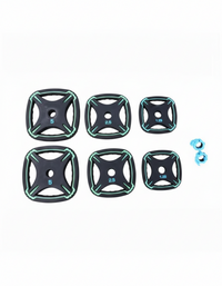 1441 Fitness Body Pump Set Black - 20 KG (Set)