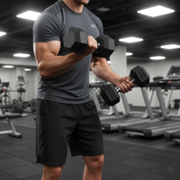 1441 Fitness Hex Dumbbells Set - 2.5 Kg to 10 Kg - Bundle Offer