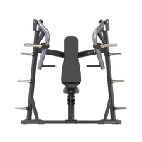 Gym machine with weight attachments on a white background