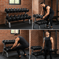 Insight Fitness 2 Tier Dumbbell Rack - DR012