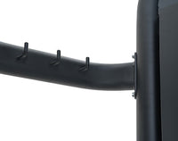 Insight Fitness SA Series Dual Adjustable Pulley - SA021 black metal bar with hooks on a white background