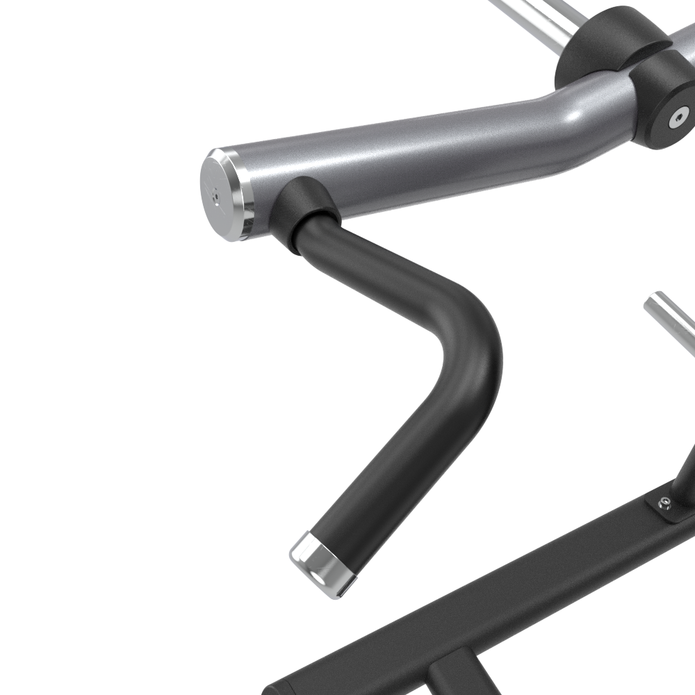 Close-up of a Insight Shoulder Press SH003 handle on a white background