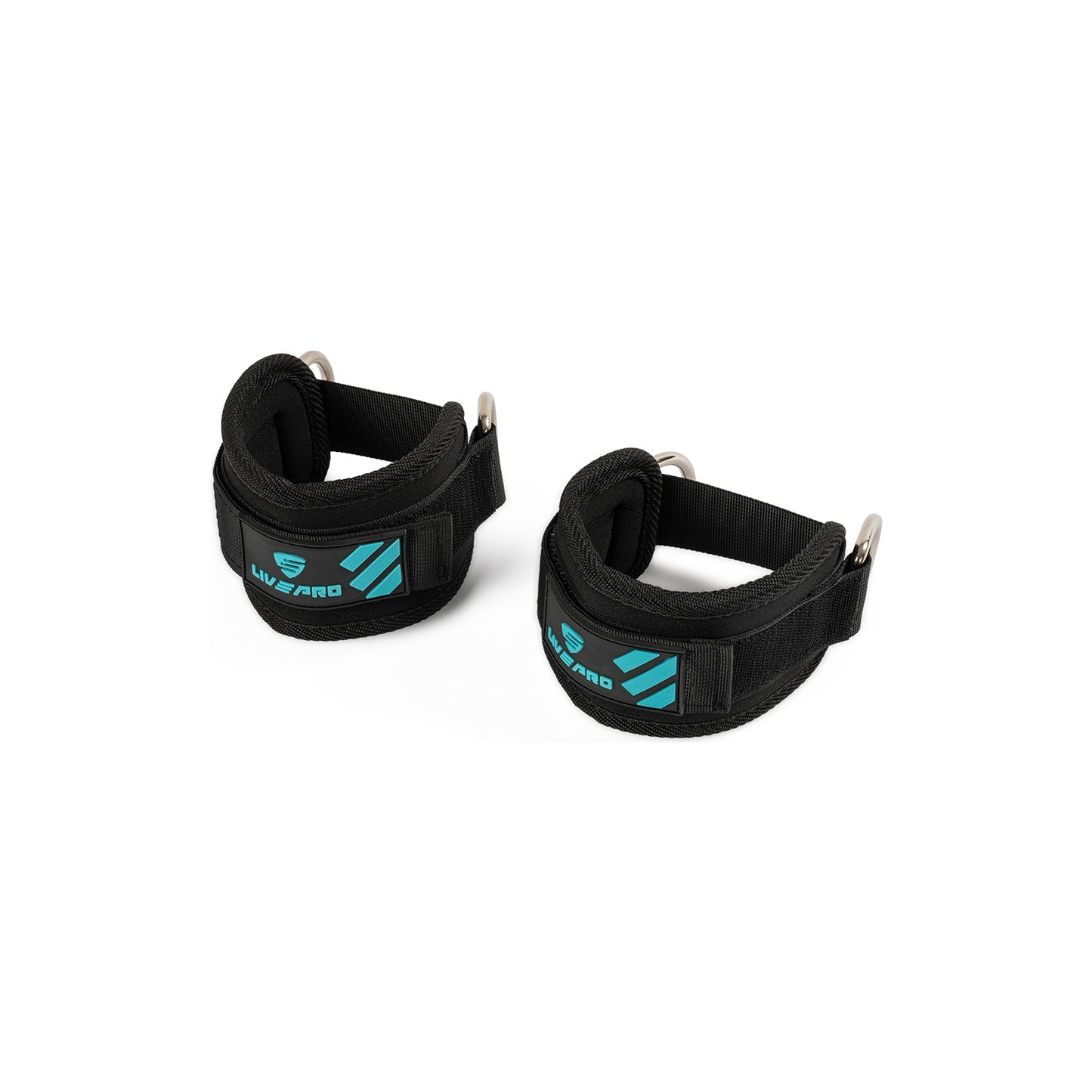 Livepro Ankle Straps for Cable Machine (Black) - LP8711