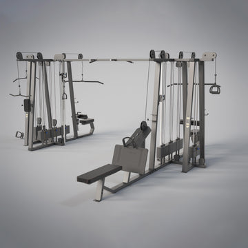 DHZ Fitness 8 Stack Multi Station - 41FE3064