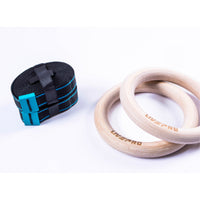 LIvePro Wooden Gym Ring for Gymnastic and Crossfit training - LP8123