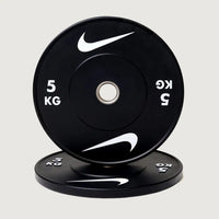 Nike Strength Black Rubber Bumper Plates (5 KG - 25 KG)