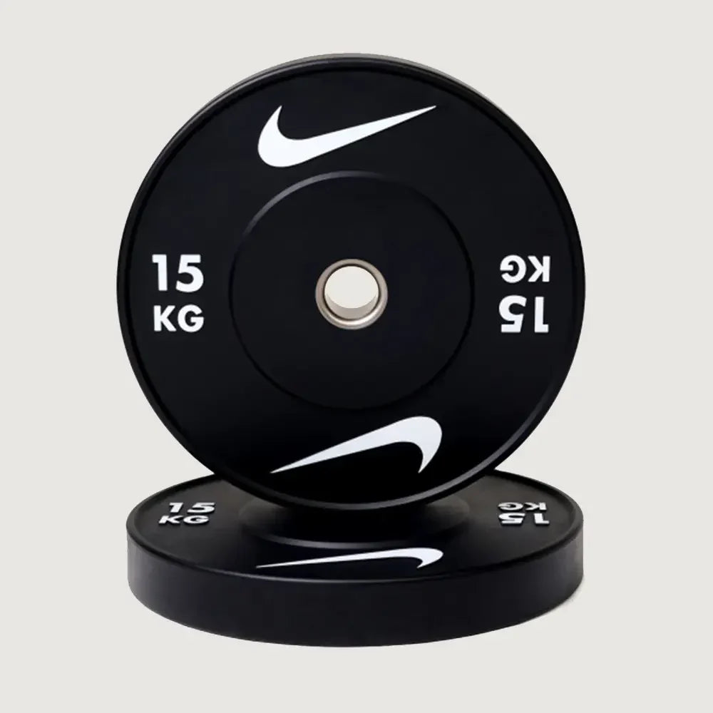 Nike Strength Black Rubber Bumper Plates (5 KG - 25 KG)