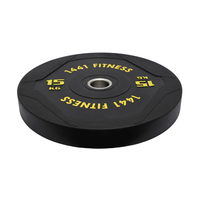 PU Black Bumper Plates with 7 Ft Bar - 120 Kg Set - Bundle Offer