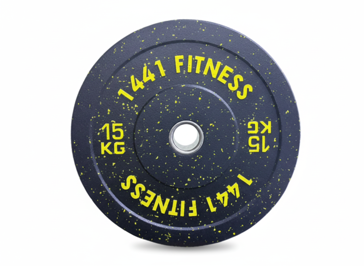 Speckled Bumper Plates Combo - 110 Kg Set - Bundle Offer - 15KG