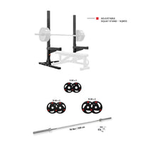 SQR02 Squat Rack Combo with Plate Set - Bundle Offer