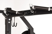 Ukiyo Half Cage Squat Rack with Weightlifting Platform Combo Set