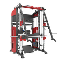 Combo Deal | 1441 Fitness Heavy Duty Functional Trainer with Smith Machine-41FC90 +  80kg  Apus Bumper Plate Set + Adjustable Bench A8007 + 4 Gym Tile