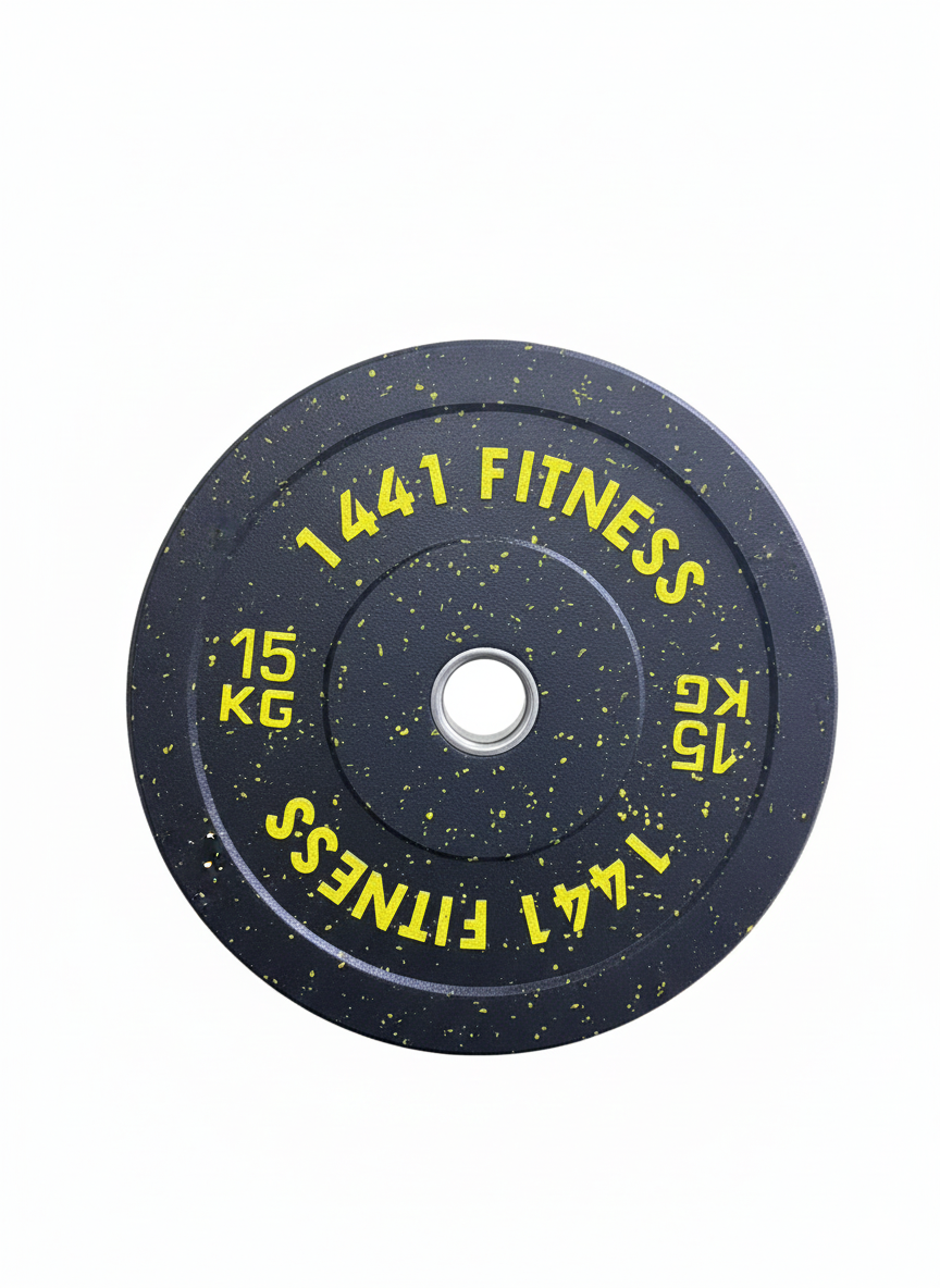 1441 Fitness Speckle Bumper Plates - 5 Kg to 25 KG