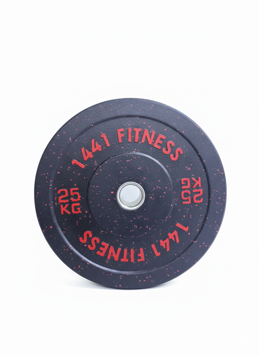 1441 Fitness Speckle Bumper Plates - 5 Kg to 25 KG