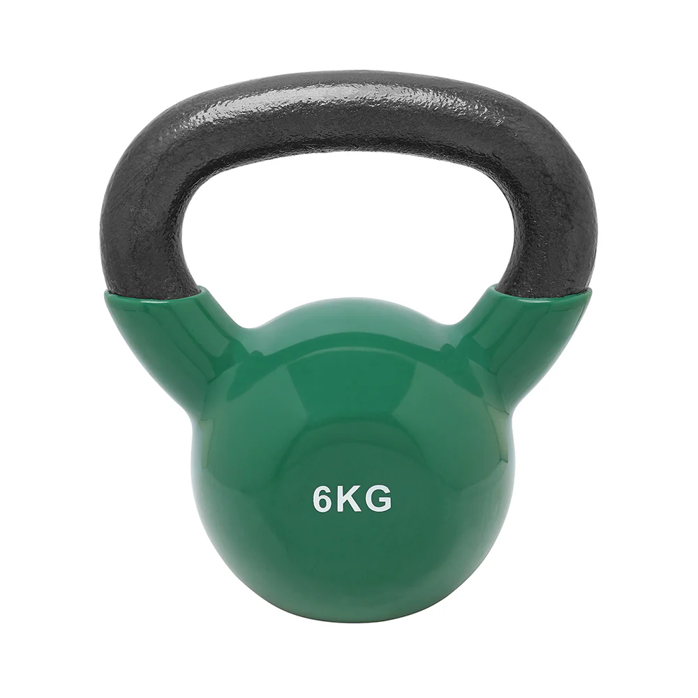 Vinyl Coated Kettlebell 6 PC Set - 6 Kg to 16 Kg - Bundle Offer - 6KG