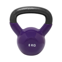 Vinyl Coated Kettlebell 6 PC Set - 6 Kg to 16 Kg - Bundle Offer - 8KG
