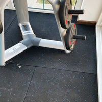 1441 Fitness Heavy Duty Gym Tile 20 mm Speckled Blue - 100 x 100 CM | Rubber Flooring