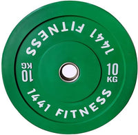 Color Bumper Plates with 7 Ft Olympic Bar - 80 Kg Set - Bundle Offer - 10KG
