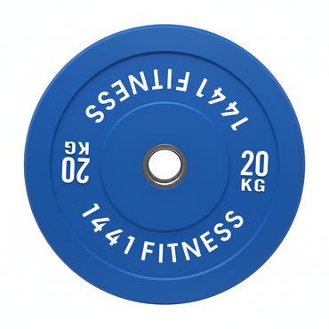 Premium Color Bumper Plates with 7 Ft Olympic Bar - 120 Kg Set - Bundle Offer- 20KG