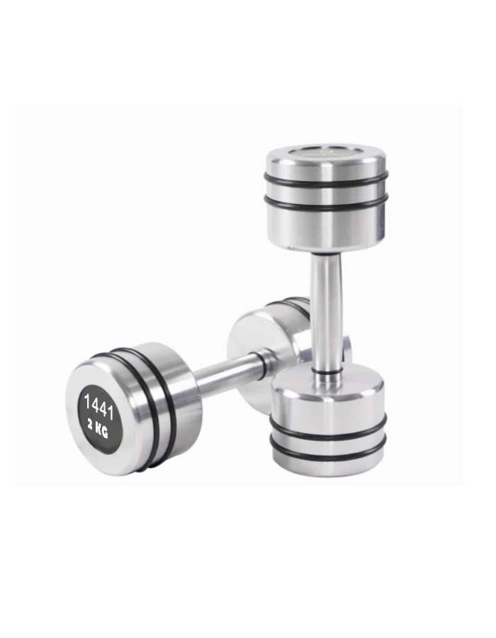 1441 Fitness Hard Chrome Dumbbell - 1 KG - 10 KG