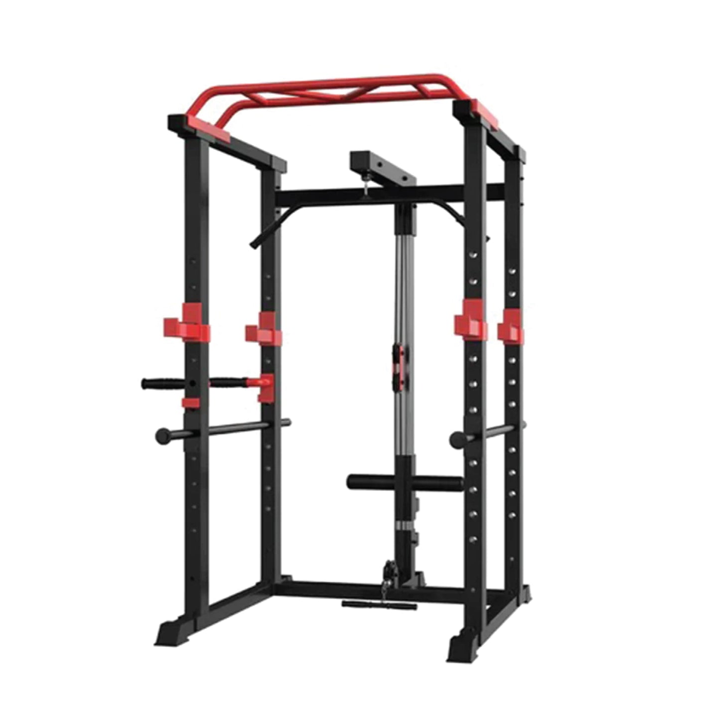 Combo Offer | Power Cage Squat Rack J008 +80 KG Apus Bumper Plate Set + Adjustable Bench A8007 + 4 X 15 mm Flooring