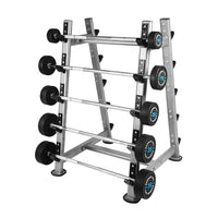 1441 Fitness Fixed Straight Barbell Weight Set - 10 kg to 30 kg with Rack