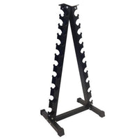 Dumbbell rack set wit dumbbells