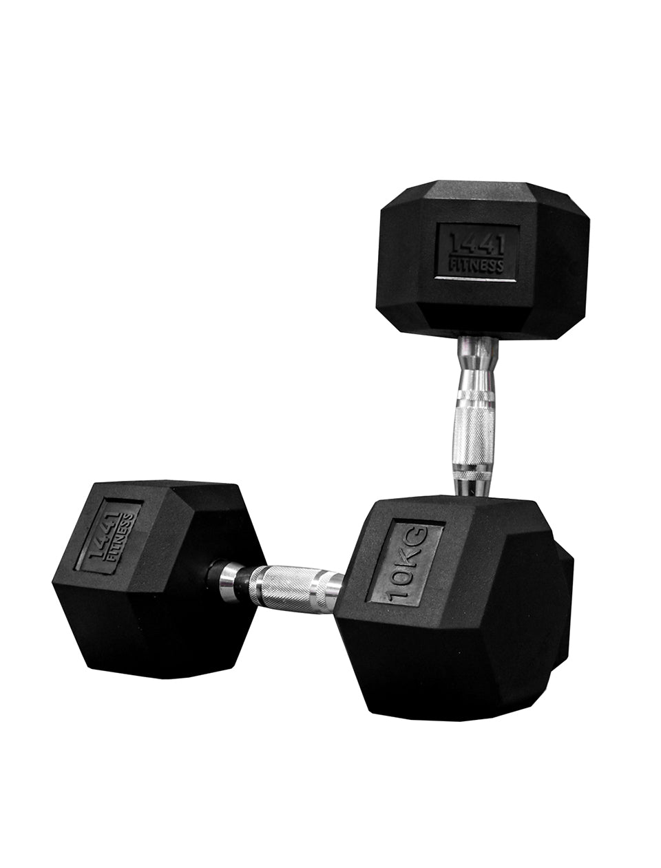1441 Fitness Hex Dumbbell Set 2.5 to 10 Kg (4 Pairs) | Strength Training Equipment | Gym Equipment