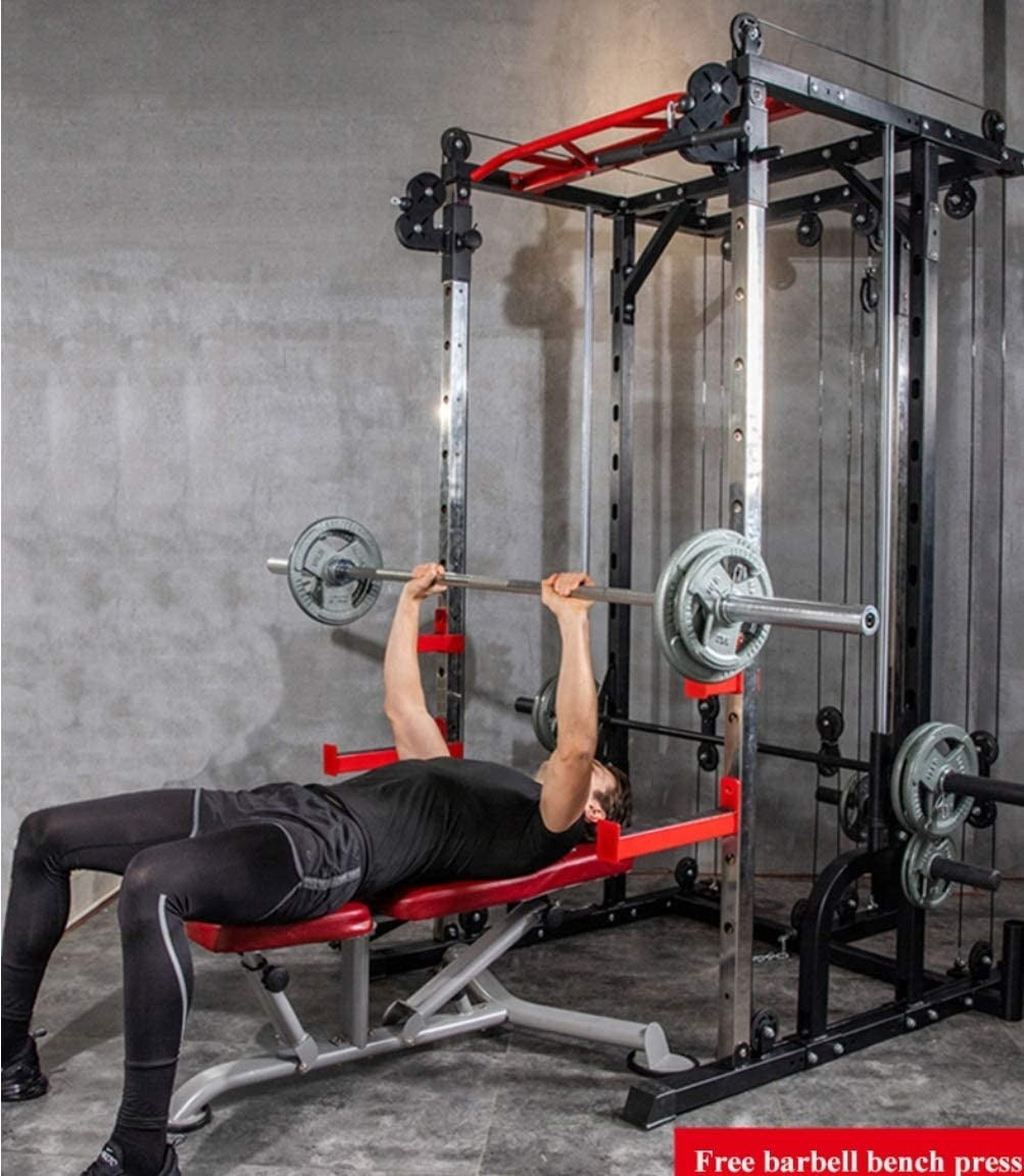 1441 Fitness Heavy Duty Smith Machine with Functional Trainer & Squat Rack - J009