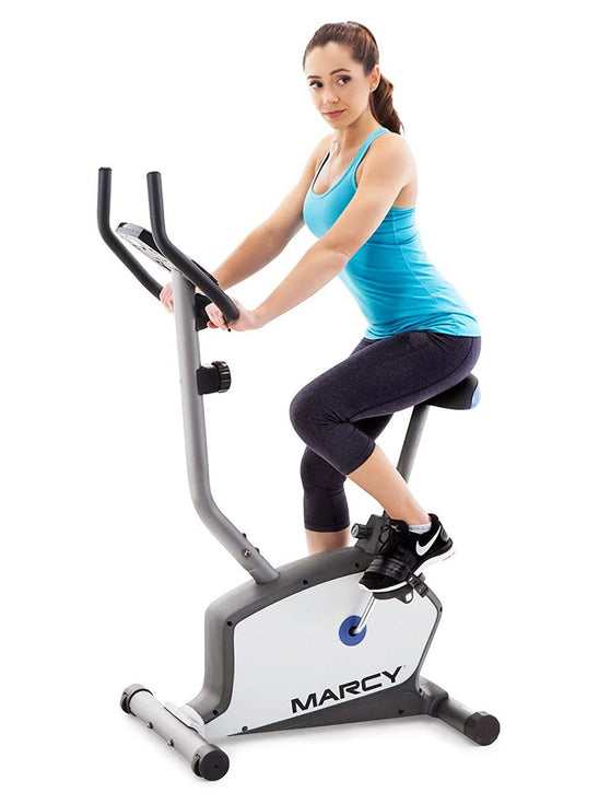 Marcy Upright Exercise Bike with Adjustable Seat NS-1201U
