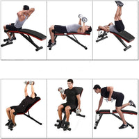 Adjustable Sit up Bench with Six Level of Adjustment -B007
