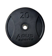 7 Ft Olympic Barbell and Apus Rubber Bumper Plate Set - 120 KG | Prosportsae