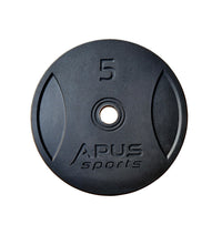 7 Ft Olympic Barbell and Apus Rubber Bumper Plate Set - 100 KG | Prosportsae