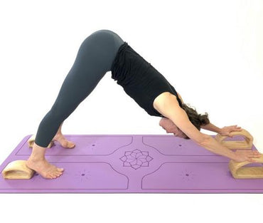 Alignment Yoga Mat - Pink 