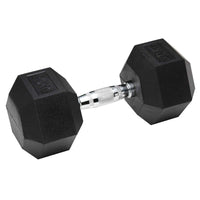 Hex Dumbbells Set (2.5 KG to 15 KG - 6 Pairs) with Flat Bench