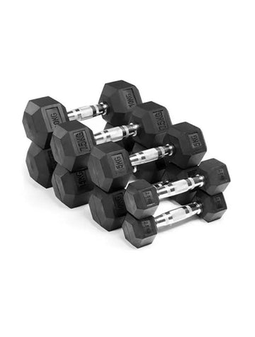 1441 Fitness Hex Dumbbells Set - 2.5 Kg to 10 Kg